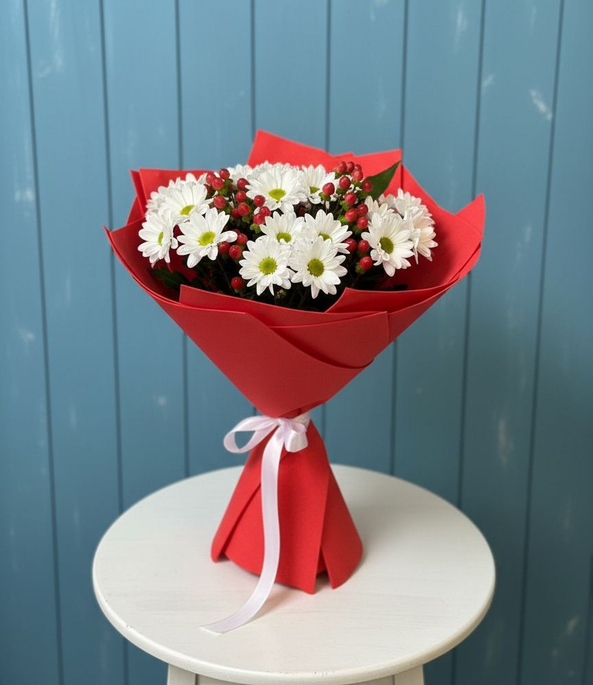 Букет цветов из: Хризантемы в Арамиле