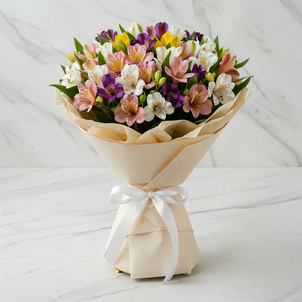 Букет цветов из: Альстромерии в Арамиле