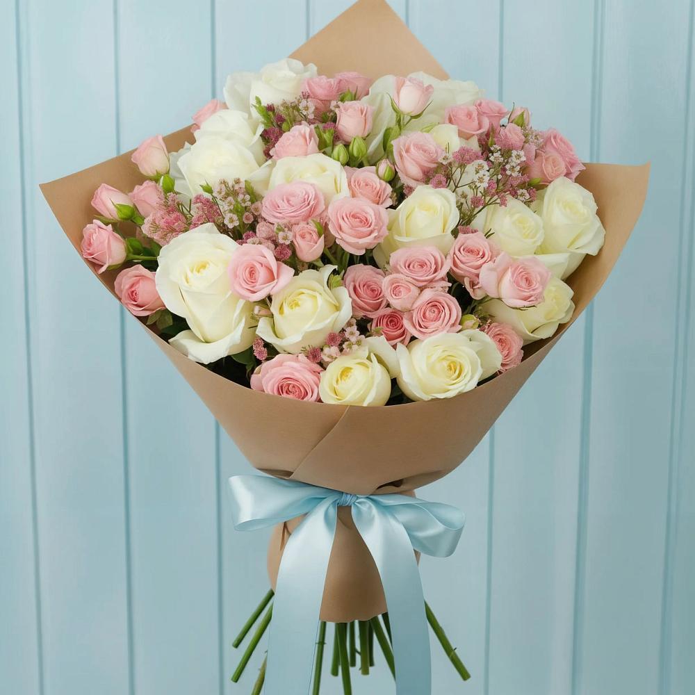 Букет цветов из: Розы в Арамиле