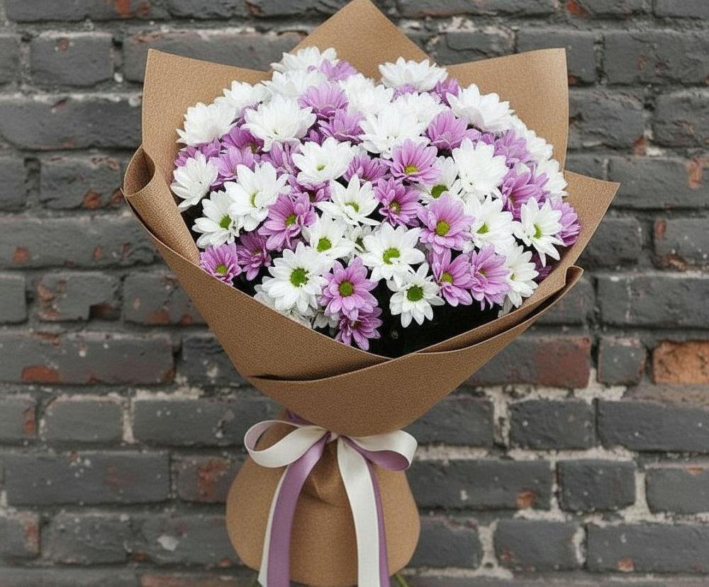 Букет цветов из: Хризантемы в Арамиле