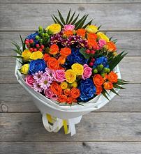 Букет цветов из:  Розы и Хризантемы в Арамиле