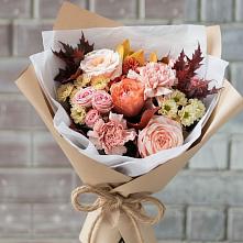 Букет цветов из:  Гвоздики, Хризантемы и Розы в Арамиле
