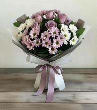 Букет цветов из:  Хризантемы и Розы в Арамиле