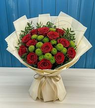 Букет цветов из:  Розы и Хризантемы в Арамиле