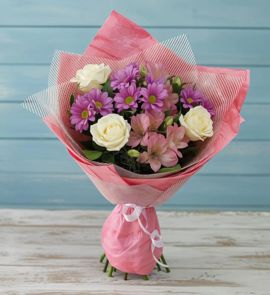 Букет цветов из: Герберы в Арамиле